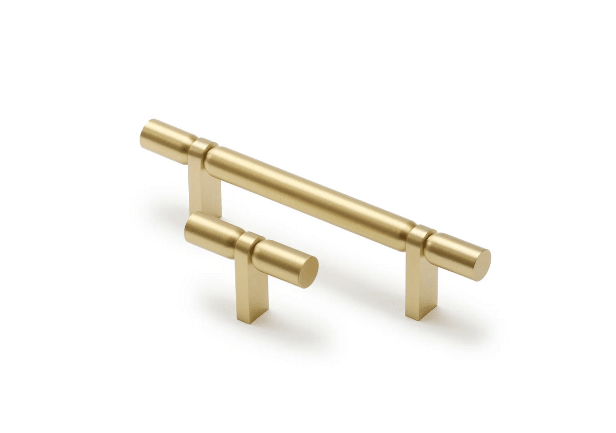 Zano Shift Handle 146mm - Satin Brass - Image 4