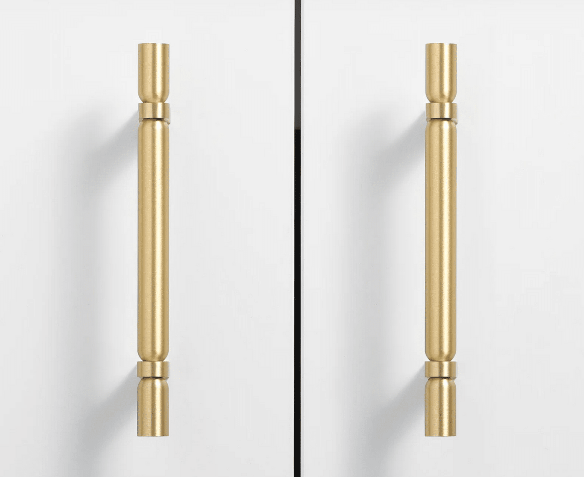 Zano Shift Handle 146mm - Satin Brass - Image 3