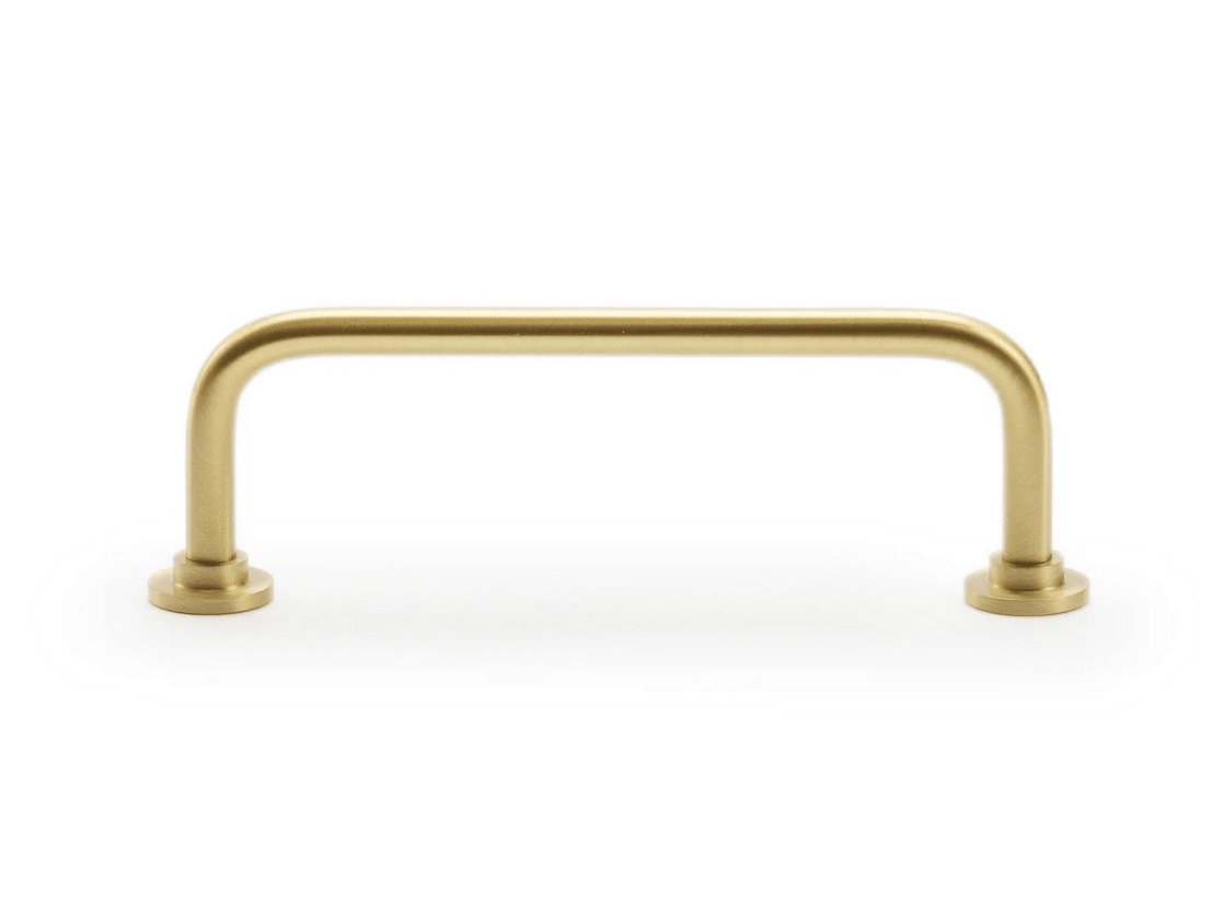 Zano Arch Handle - Small 110mm - Satin Brass