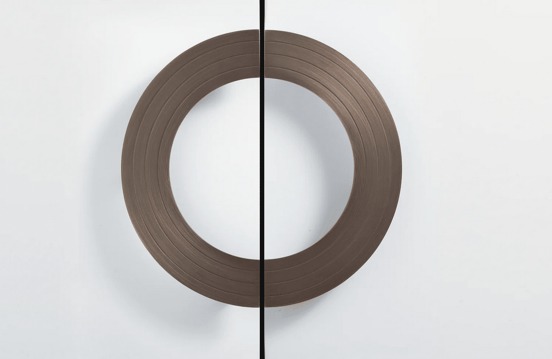 Zano Curve Handle - Small 150mm - Antique Copper Brass - Image 5