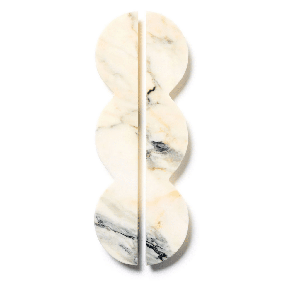 Marble cabinet handles - natural stone pull