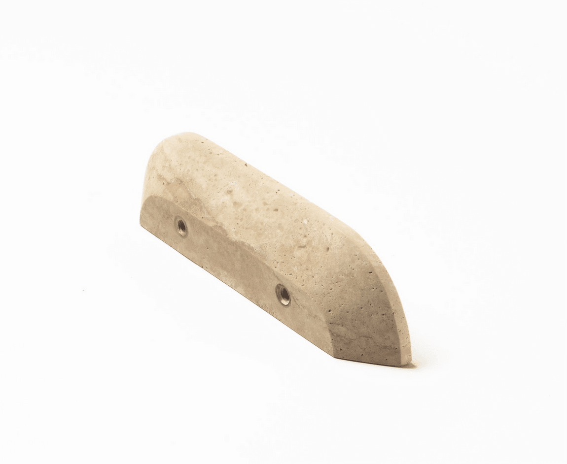 Zano Angel Marble Handle - Medium 160mm - Travertine - Image 4