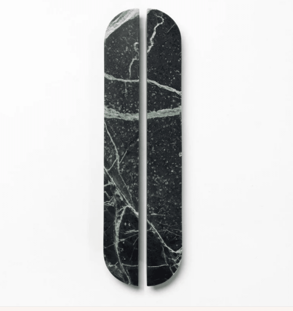 Marble handles verde black stone