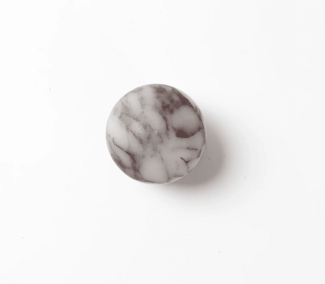 Zano Marble Ball Knob - Small 40mm - Viola