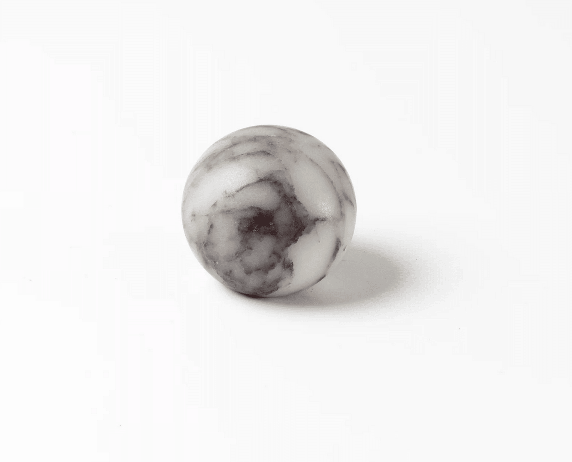 Zano Marble Ball Knob - Small 40mm - Viola - Image 3