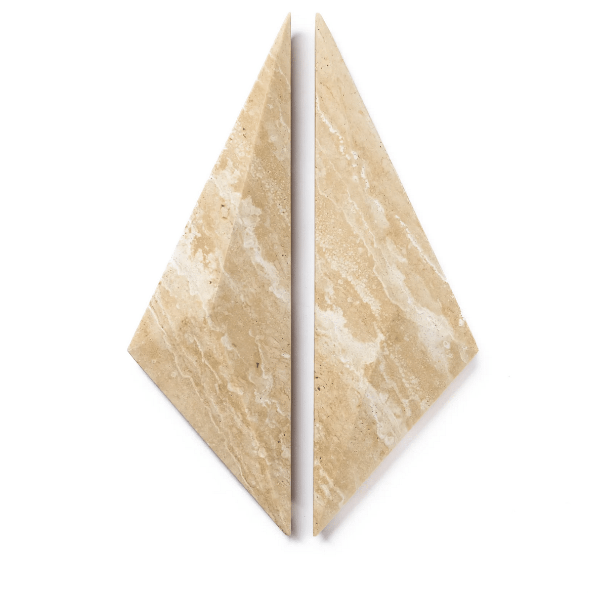 Zano Triangle Handle - Large 320mm - Travertine