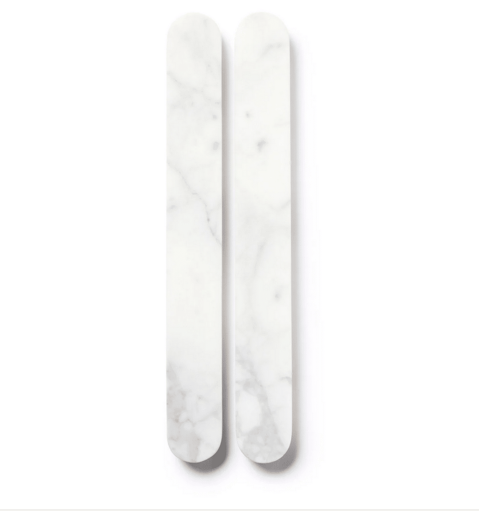 Marble handles - white stone cabinet pulls