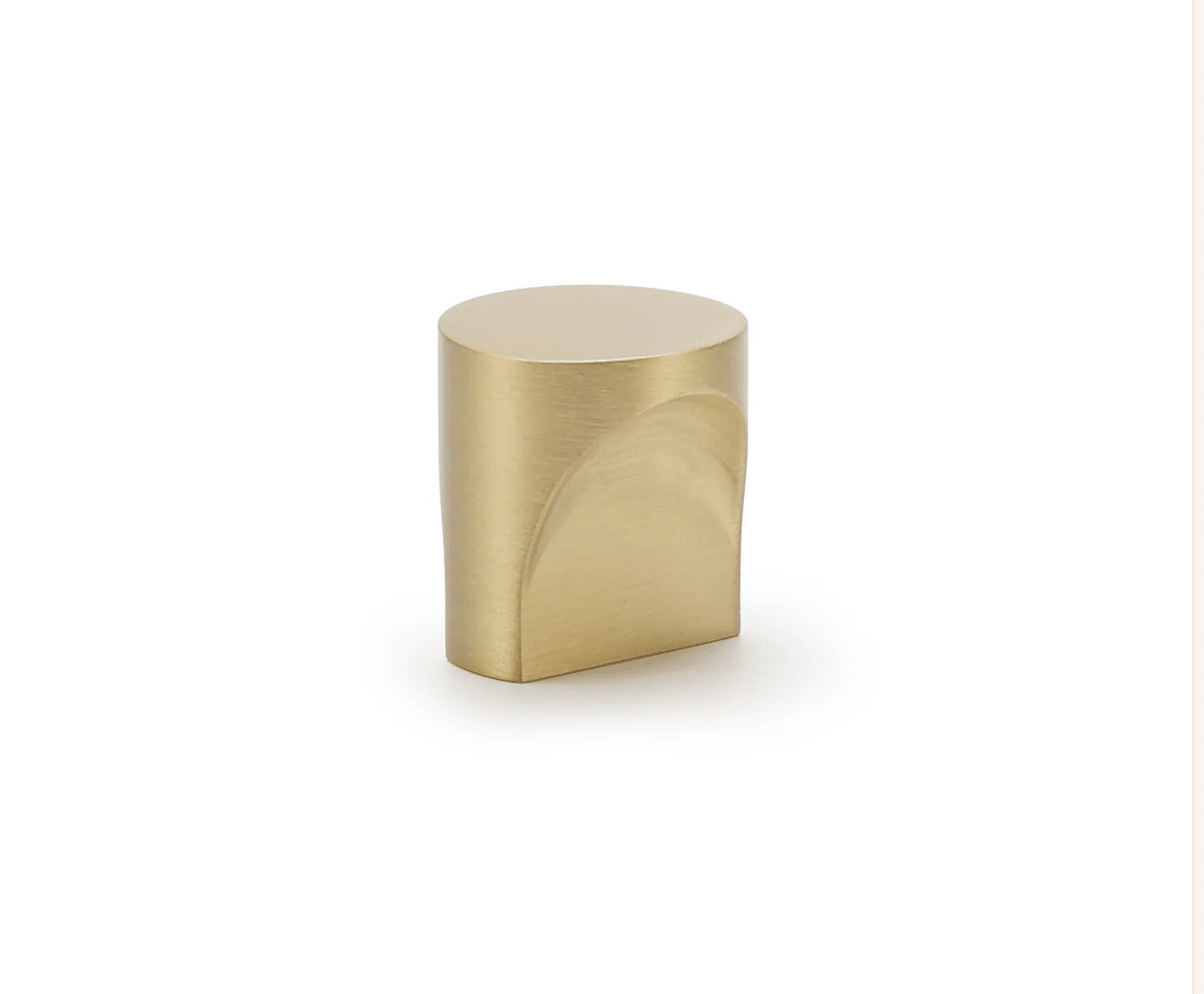 Zano Vera Knob - Small 23mm - Satin Brass