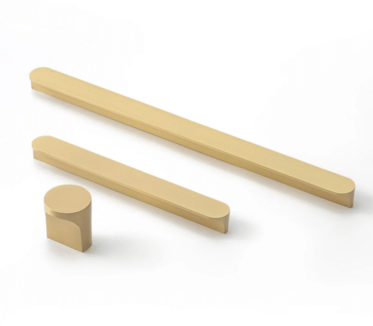 Zano Vera Knob - Small 23mm - Satin Brass - Image 3