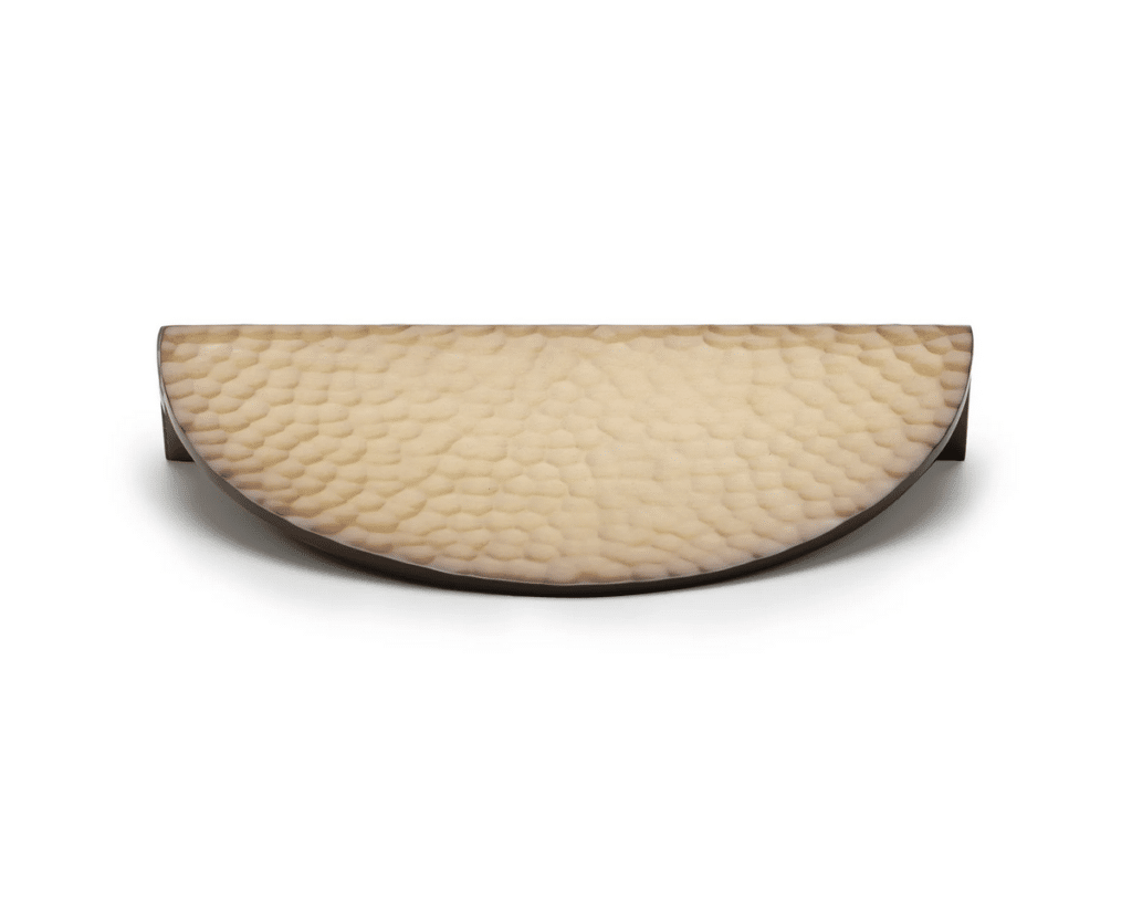 Marble handles - curved cream profile
