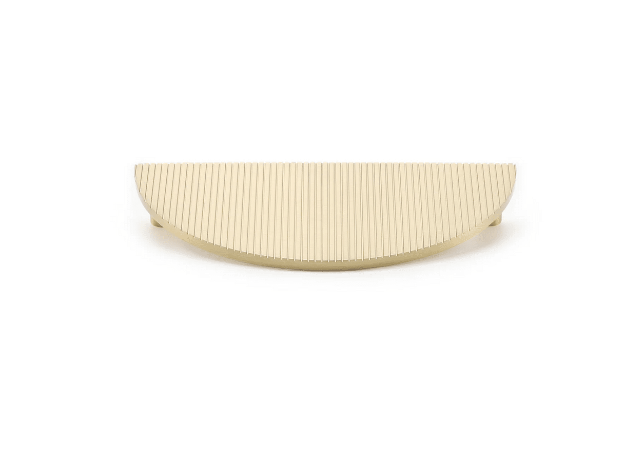 Zano Slice Striped Handle - Large 150mm - Satin Brass