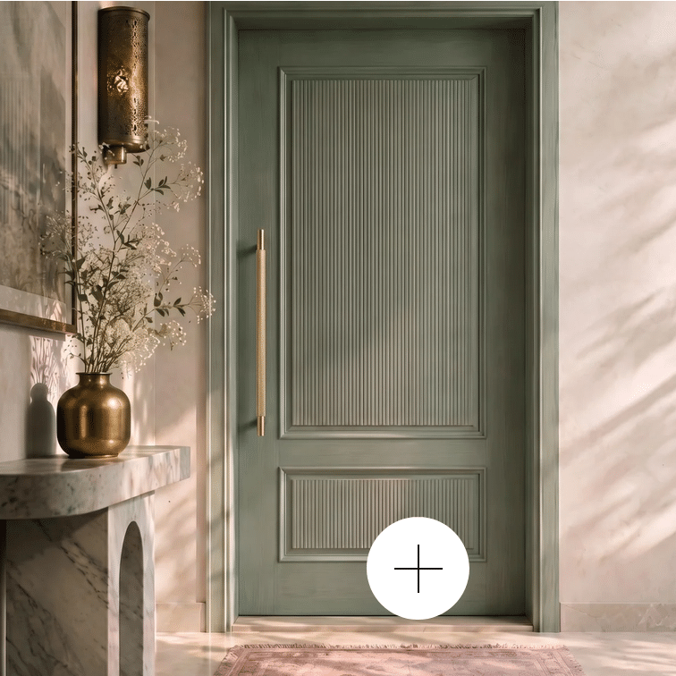 Zano Hardware - Entry Pull Handle - Matrix - 550mm - Satin Brass