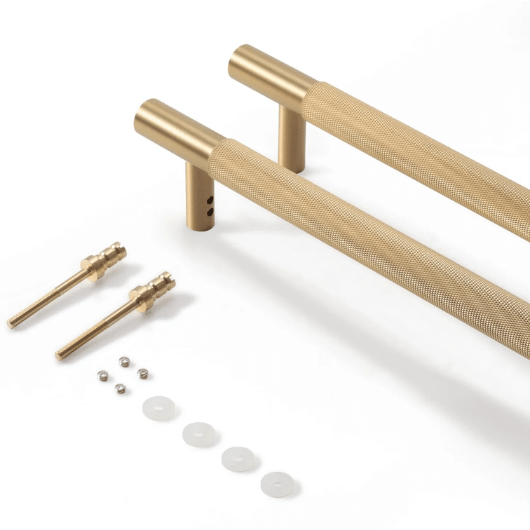 Zano Hardware - Entry Pull Handle - Matrix - 550mm - Satin Brass - Image 7