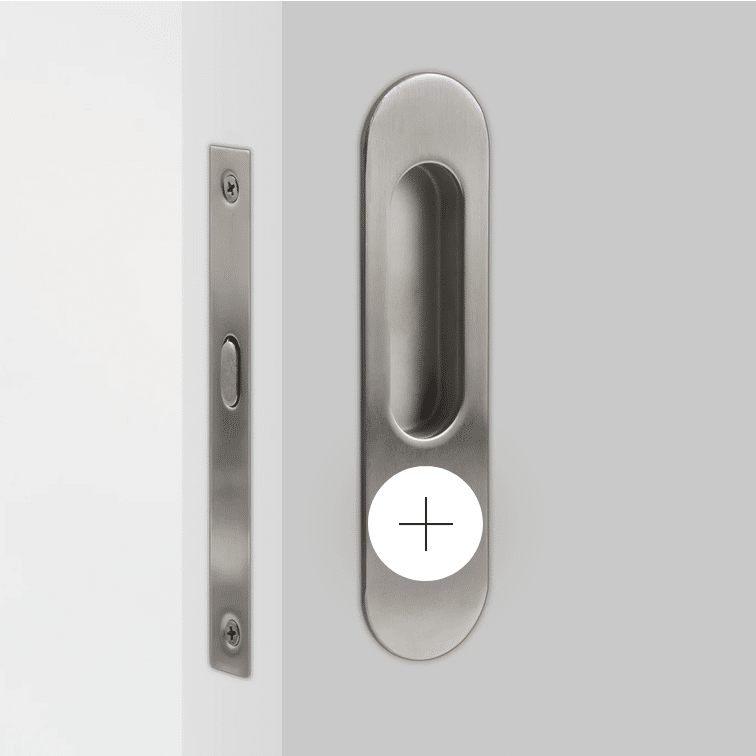 Lo & co curve pull with strike plate