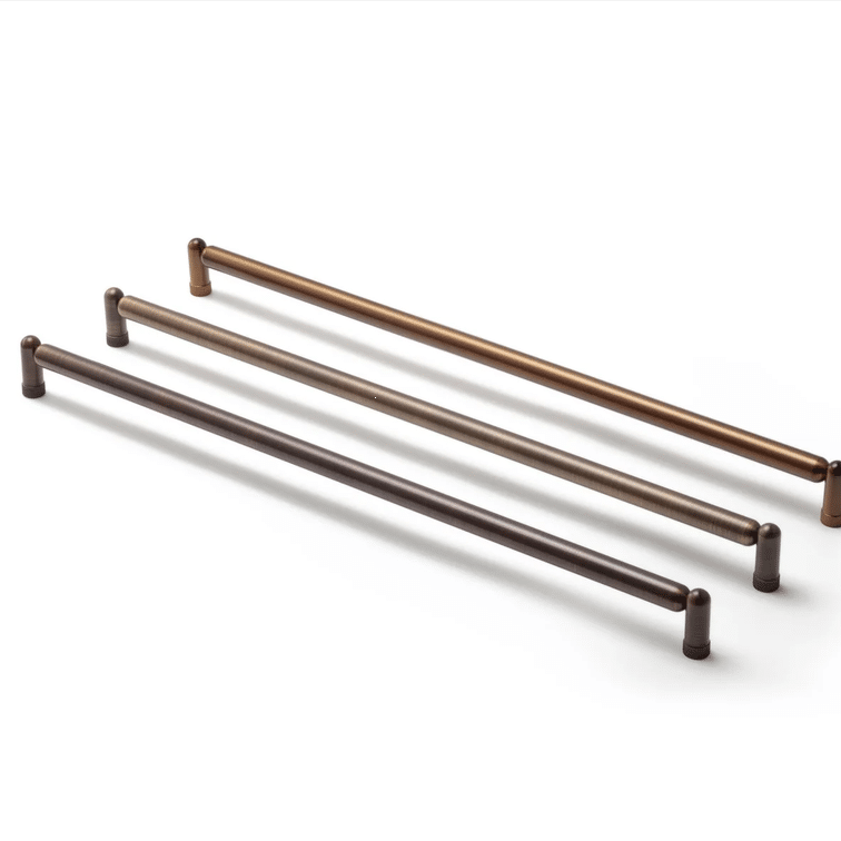 Zano Hardware - Knurled Monaco XL - 480mm - Copper Brass - Image 3