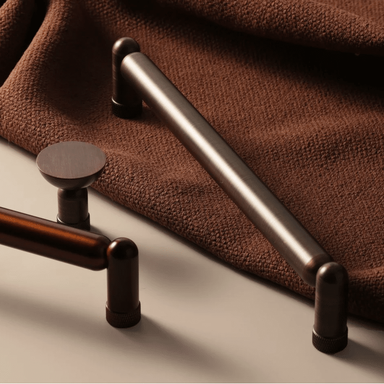 Zano Hardware - Knurled Monaco XL - 480mm - Copper Brass - Image 5