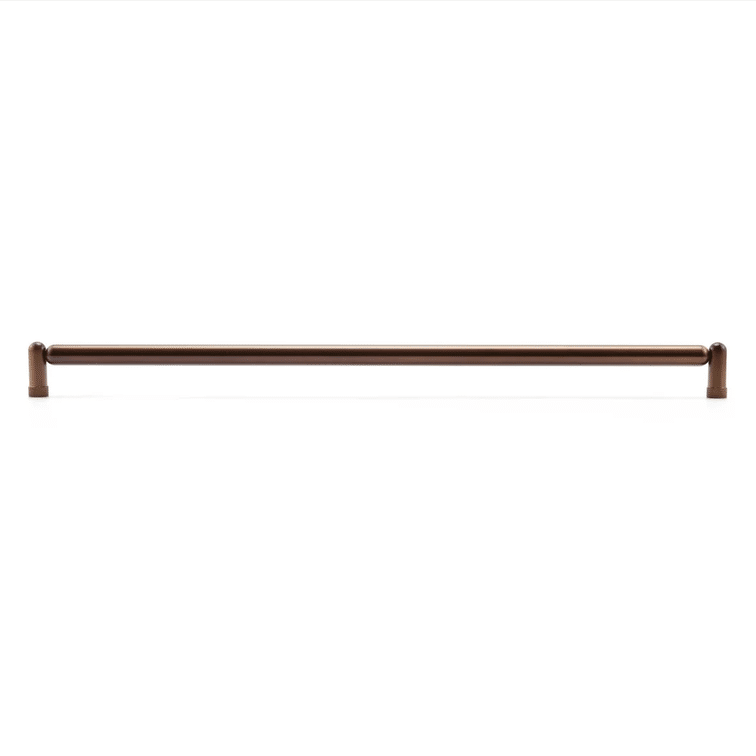Zano Hardware - Knurled Monaco XL - 480mm - Copper Brass