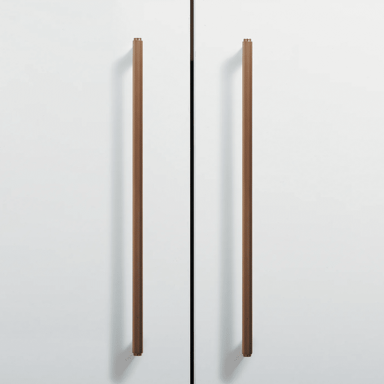 Lo and co curve pull - vertical timber pulls
