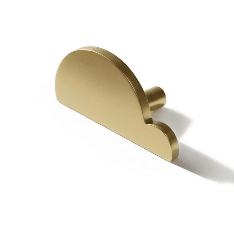 Zano Hardware - Cloud Knob - 60mm - Satin Brass