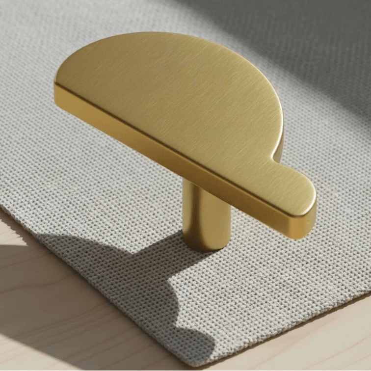 Zano Hardware - Cloud Knob - 60mm - Satin Brass - Image 11