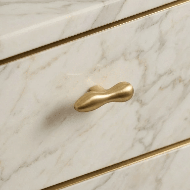 Zano Hardware Knob - 54mm - Satin Brass - Image 2