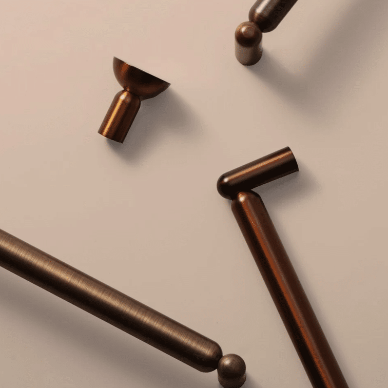 Zano Hardware - Monaco Handle - Small - 205mm - Antique Copper Brass - Image 4